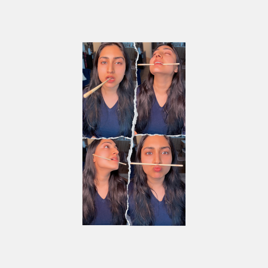 Face Yoga with a Chopstick: A Natural Way to Sculpt Your Jawline