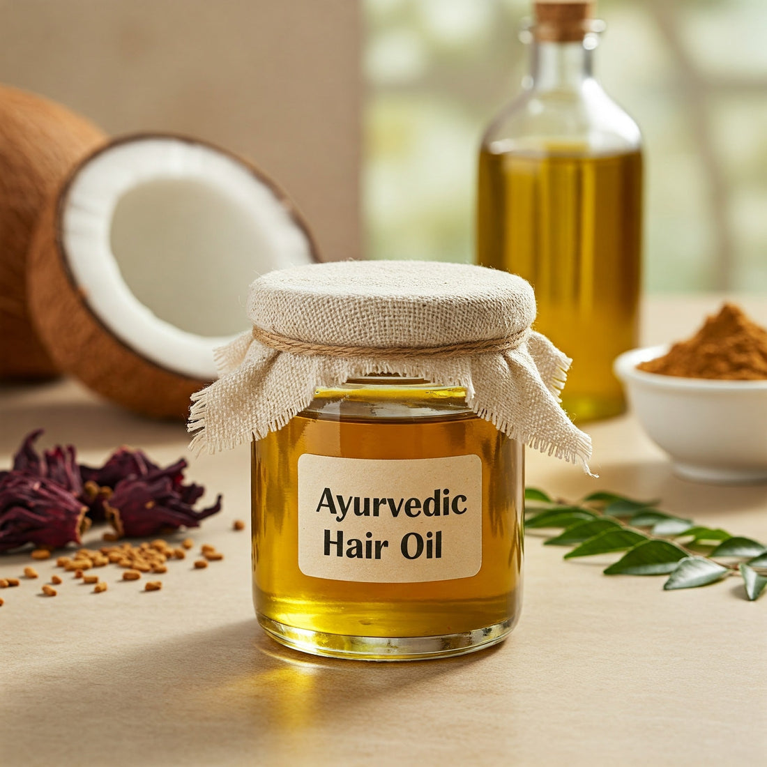 Ayurvedic Homemade Hair Oil Recipe: For Hair Loss and Dandruff