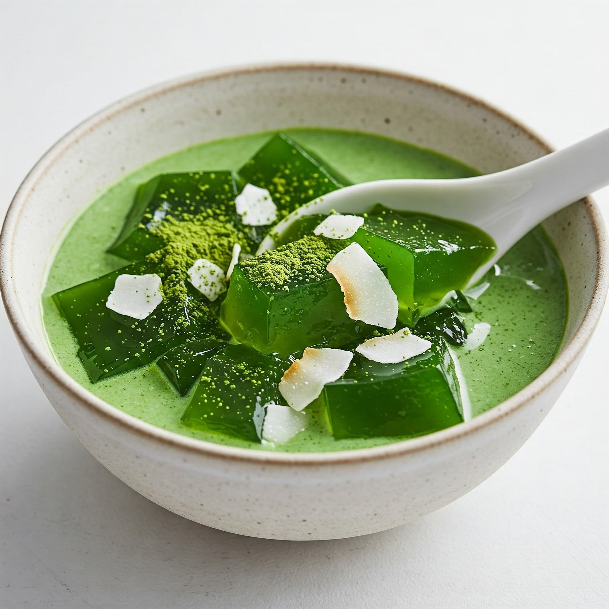 Matcha & Coconut Collagen Jelly: A Skin-Boosting Delight