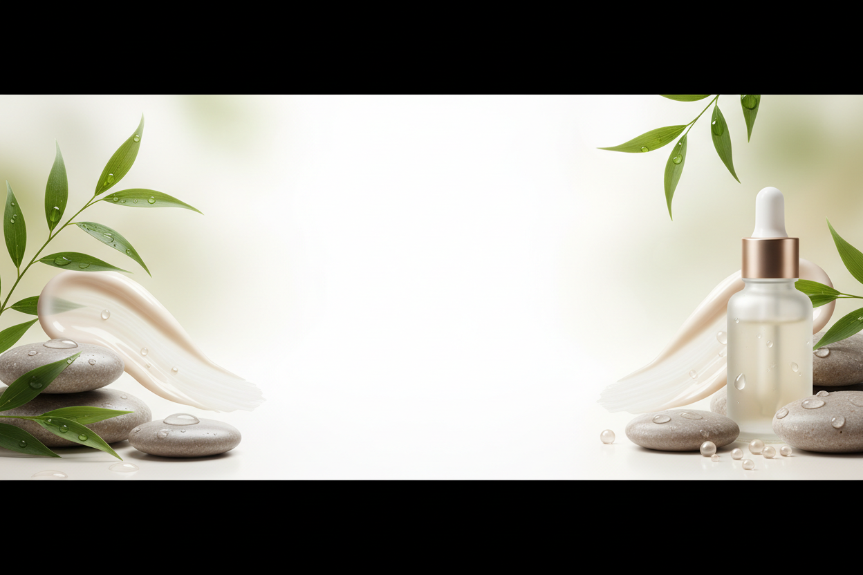 This is a banner image that would have some text overlay - idea is to introduce people to the page and the world of skincare